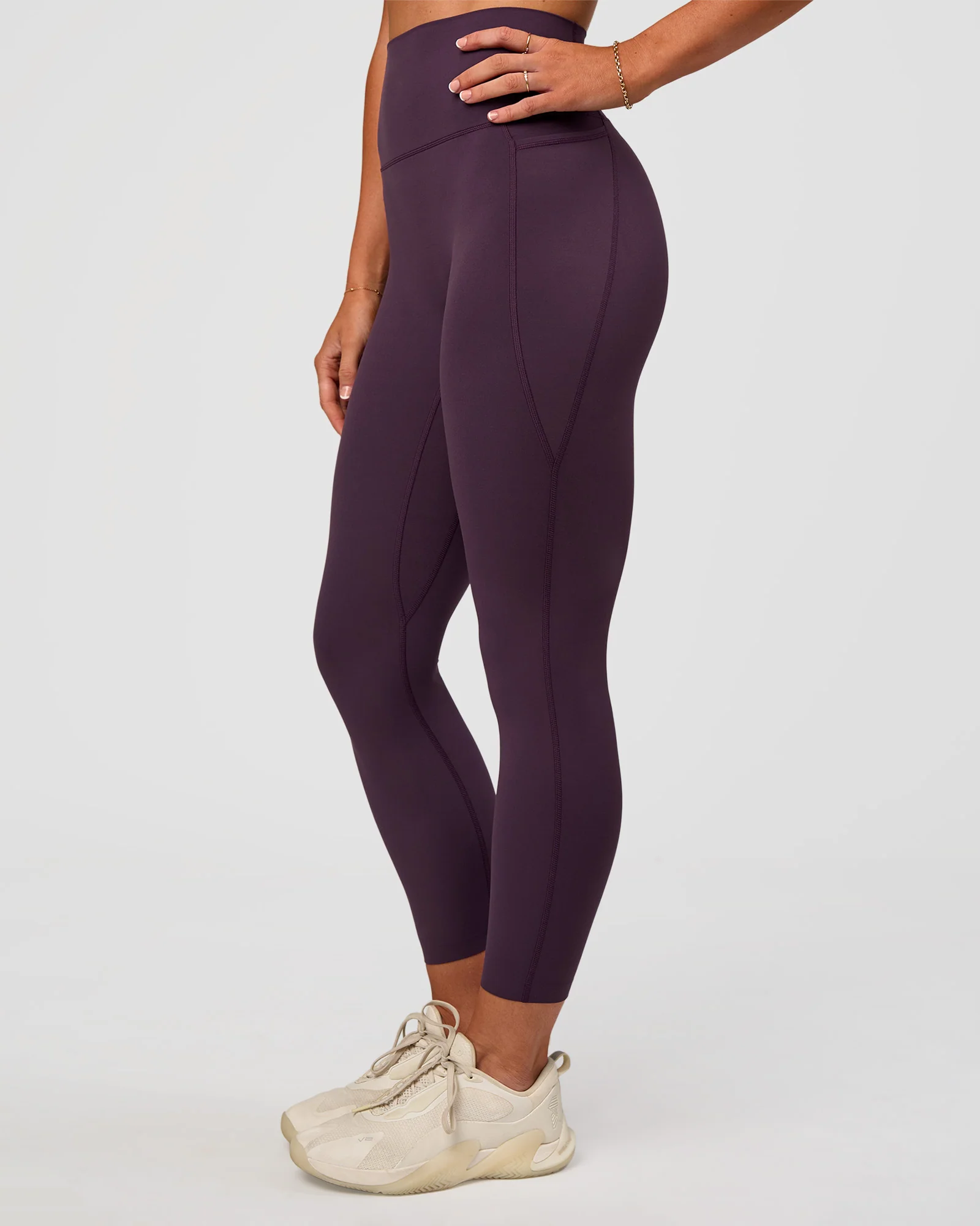 Elixir Ultra High-Rise 7/8 Legging Pockets - Midnight Plum