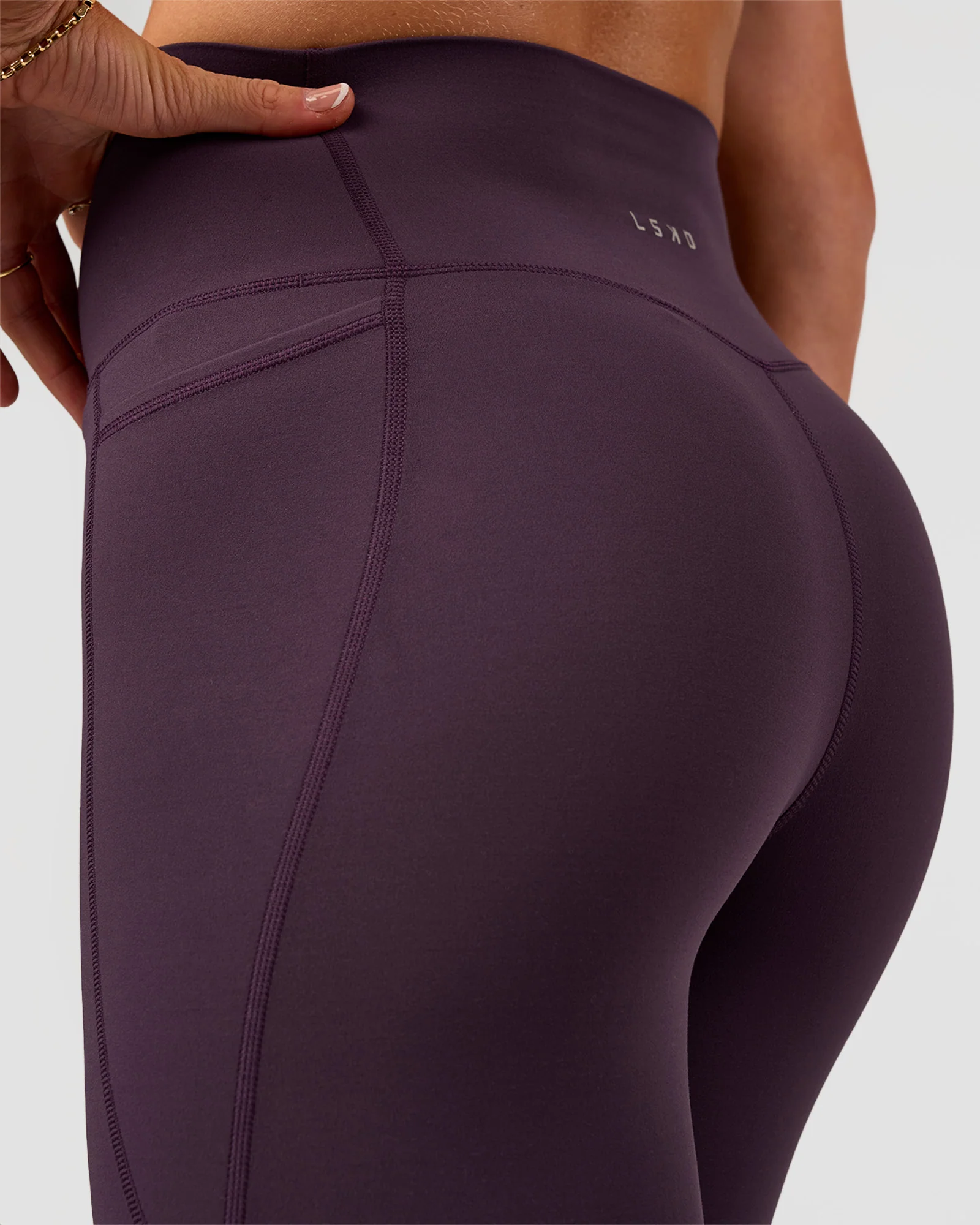 Elixir Ultra High-Rise 7/8 Legging Pockets - Midnight Plum