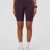 Rep Ultra High-Rise 9" Short Pockets - Midnight Plum-Marshmallow