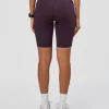 Rep Ultra High-Rise 9" Short Pockets - Midnight Plum-Marshmallow