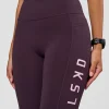Rep Ultra High-Rise 9" Short Pockets - Midnight Plum-Marshmallow