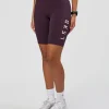 Rep Ultra High-Rise 9" Short Pockets - Midnight Plum-Marshmallow
