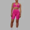 Fusion Ultra High-Rise 9" Short Pockets - Fuchsia Pink