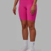 Fusion Ultra High-Rise 9" Short Pockets - Fuchsia Pink