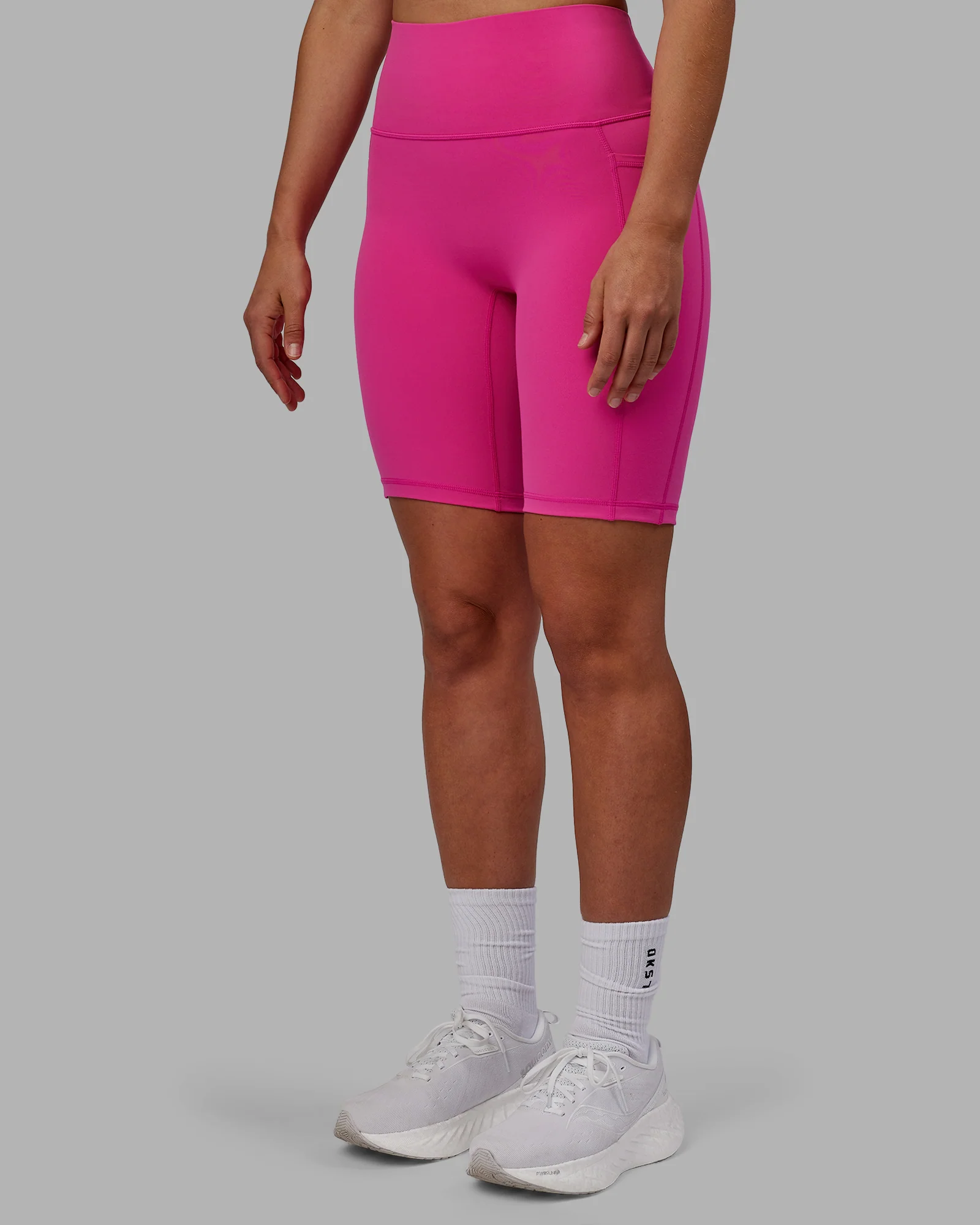 Fusion Ultra High-Rise 9" Short Pockets - Fuchsia Pink