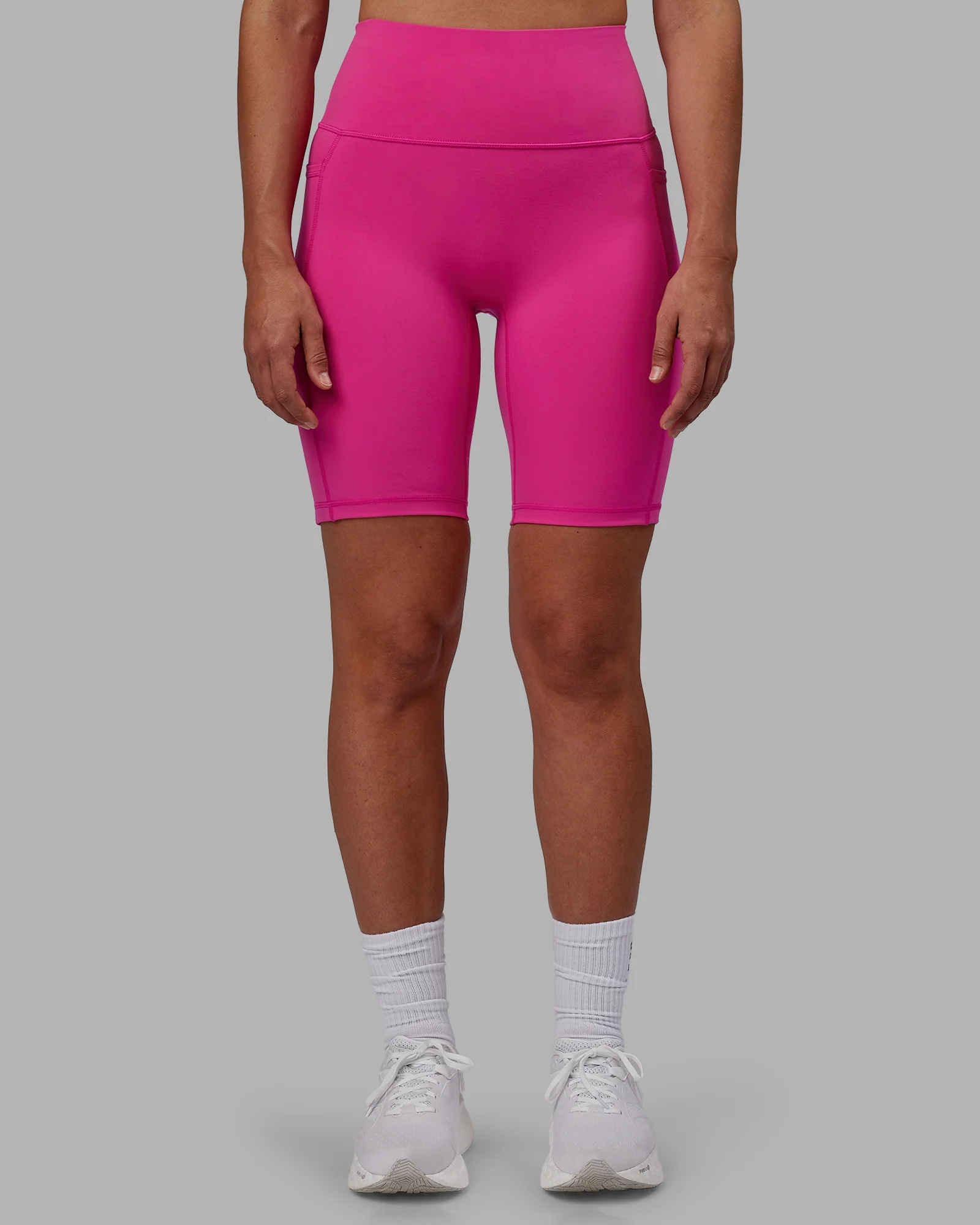 Fusion Ultra High-Rise 9" Short Pockets - Fuchsia Pink