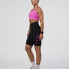 Rep Ultra High-Rise 9" Short Pockets - Black-Ultra Fuchsia