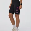 Rep Ultra High-Rise 9" Short Pockets - Black-Ultra Fuchsia