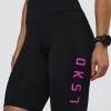 Rep Ultra High-Rise 9" Short Pockets - Black-Ultra Fuchsia