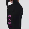 Rep Ultra High-Rise 9" Short Pockets - Black-Ultra Fuchsia