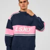 11747-a-team-sweater-oversize-future-navy-candy-pink-2.webp A-Team Sweater Oversize - Future Navy-Candy Pink
