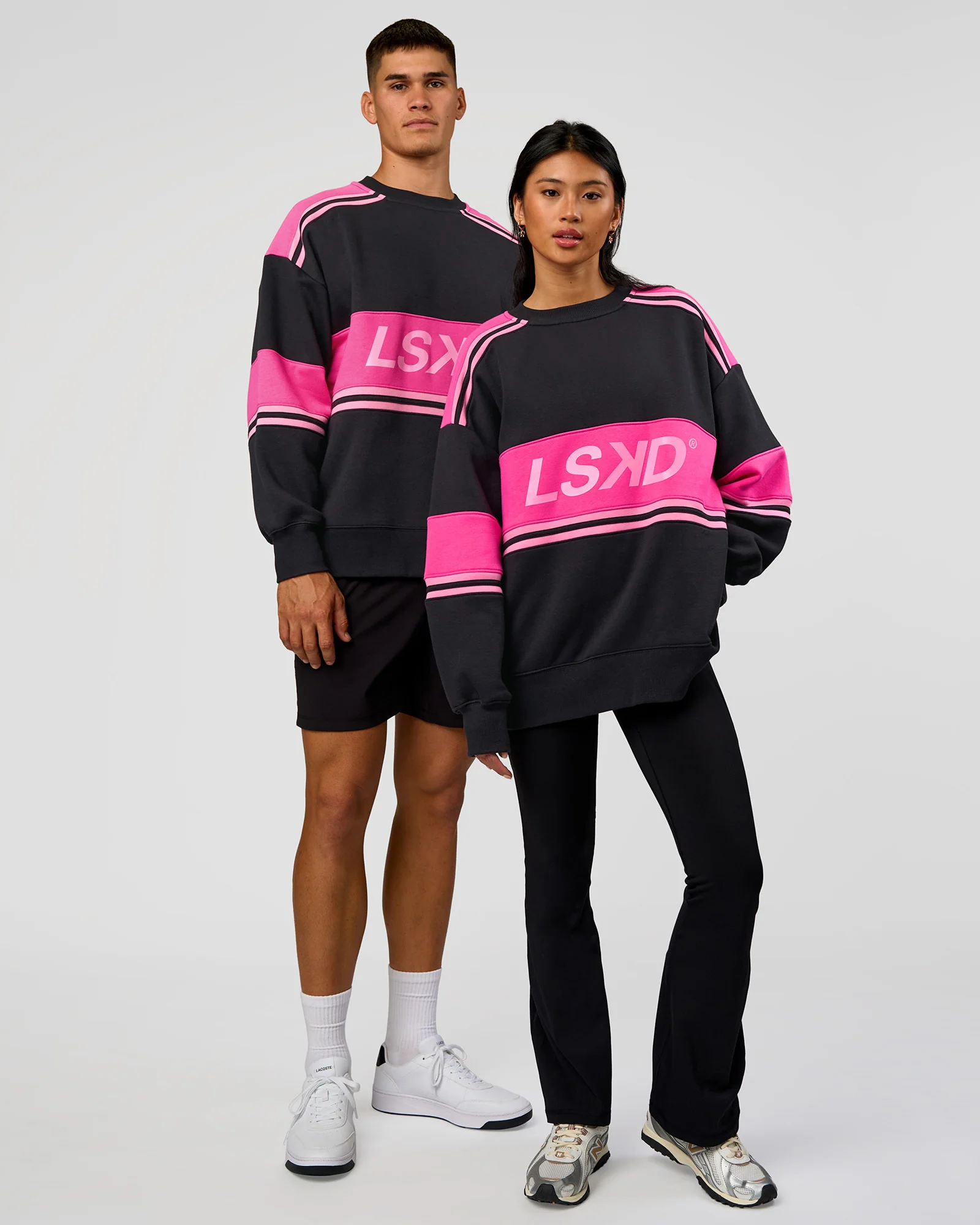 A-Team Sweater Oversize - Caviar-Ultra Pink-Candy Pink