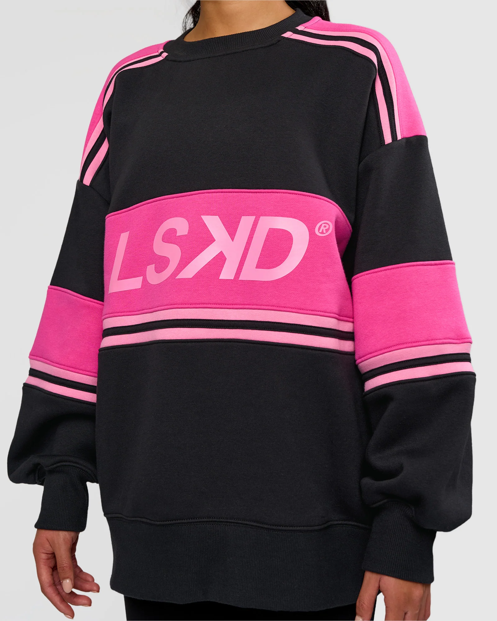 11756-a-team-sweater-oversize-caviar-ultra-pink-candy-pink-7.webp A-Team Sweater Oversize - Caviar-Ultra Pink-Candy Pink