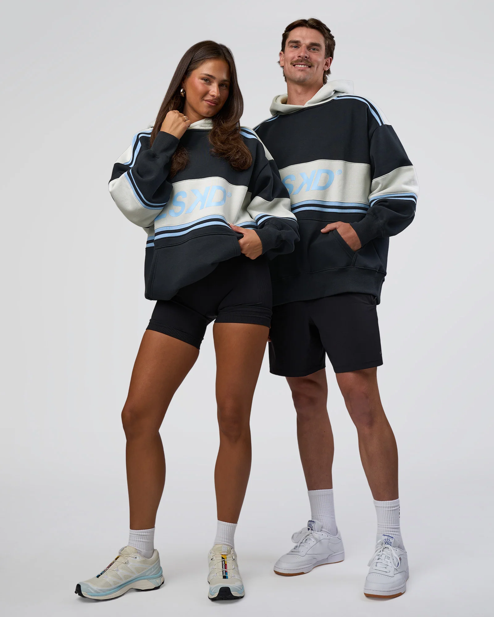 A-Team Oversized Hoodie - Caviar-Open Air