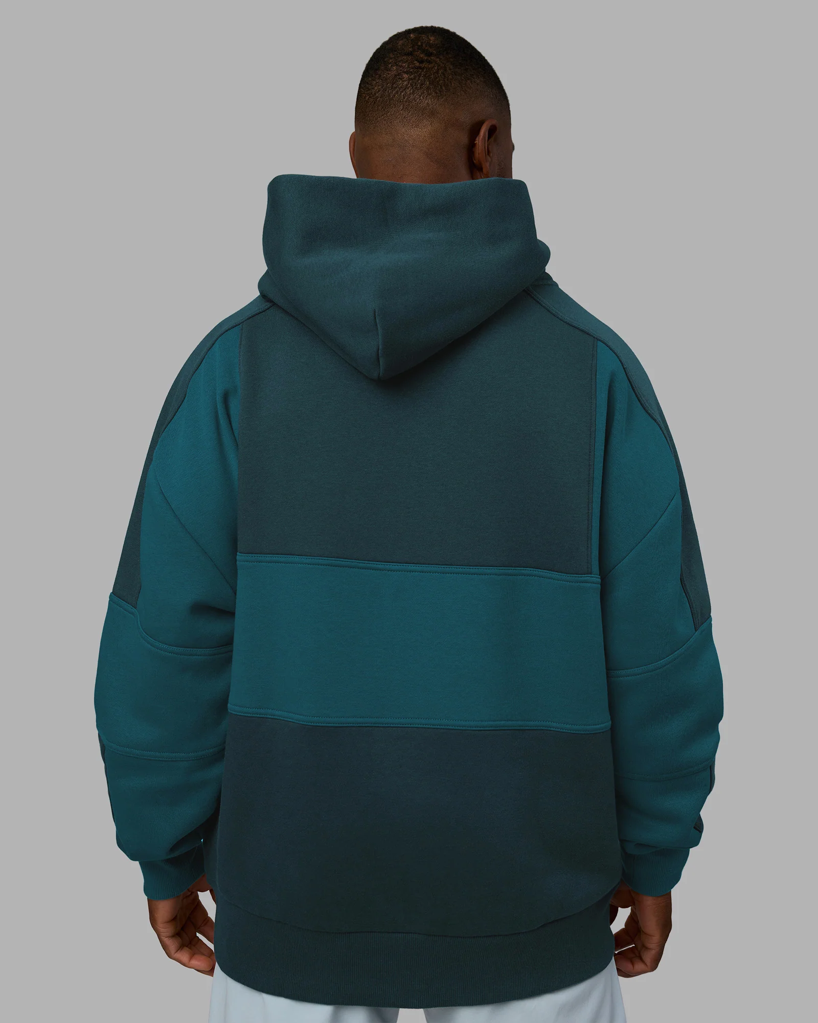 Slam Oversized Hoodie - Deep Sea-Blue Coral