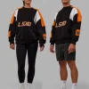 Slam Sweater Oversize - Black-Ultra Orange