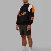 Slam Sweater Oversize - Black-Ultra Orange