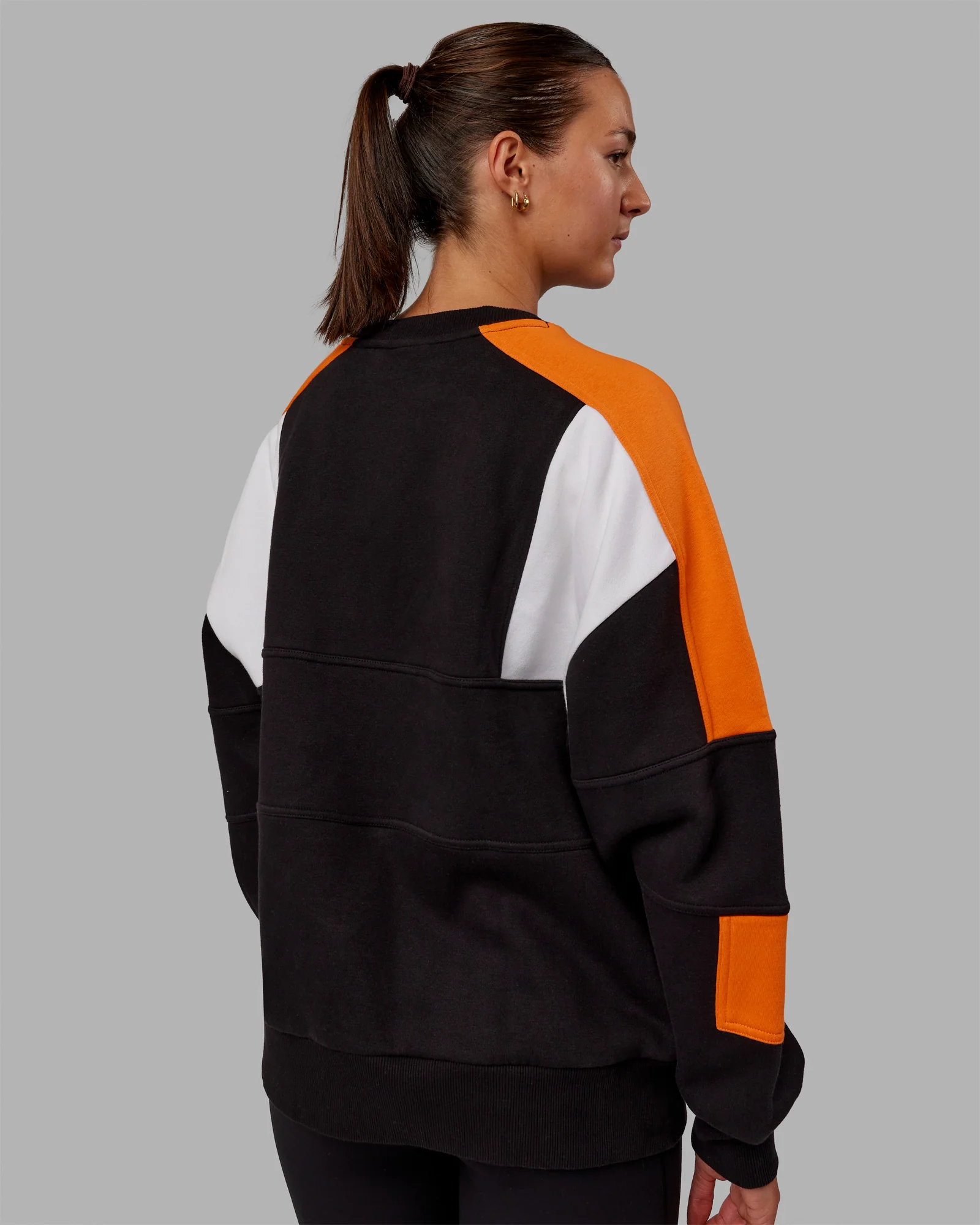 Slam Sweater Oversize - Black-Ultra Orange
