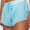 Accelerate 3" Mid-Rise Running Short - Baltic Sea-Off White