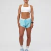 Accelerate 3" Mid-Rise Running Short - Baltic Sea-Off White
