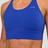 Accelerate Split Strap Sports Bra - Electric Indigo
