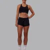 Accelerate 3" Mid-Rise Running Short - Black