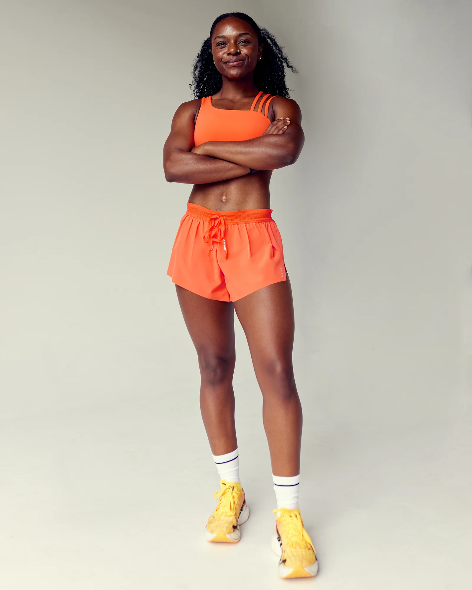 Accelerate 3" Run Short - Ultra Orange