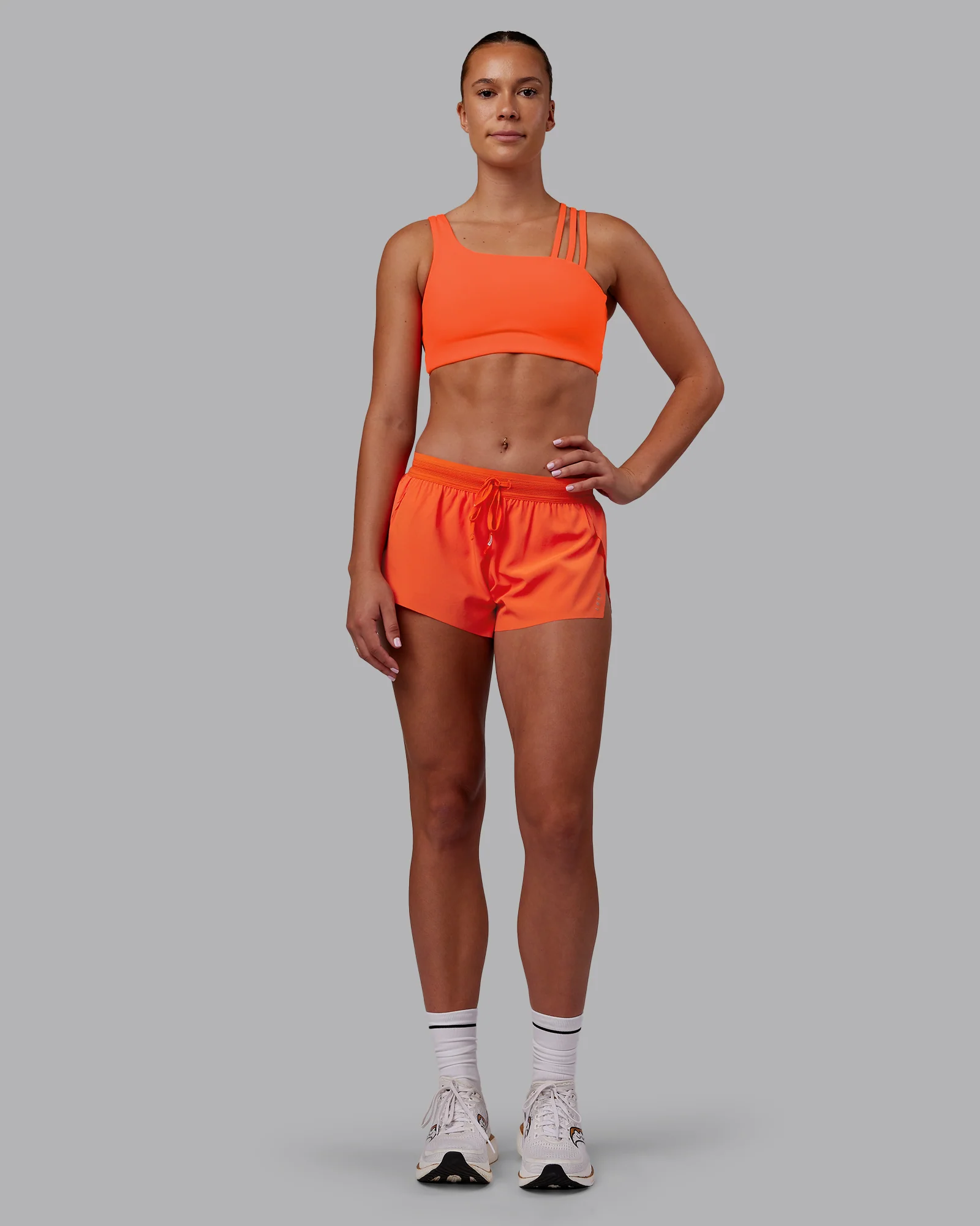 Accelerate 3" Run Short - Ultra Orange