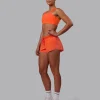 Accelerate 3" Run Short - Ultra Orange