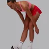 Accelerate 3" Mid-Rise Running Short - Scarlet