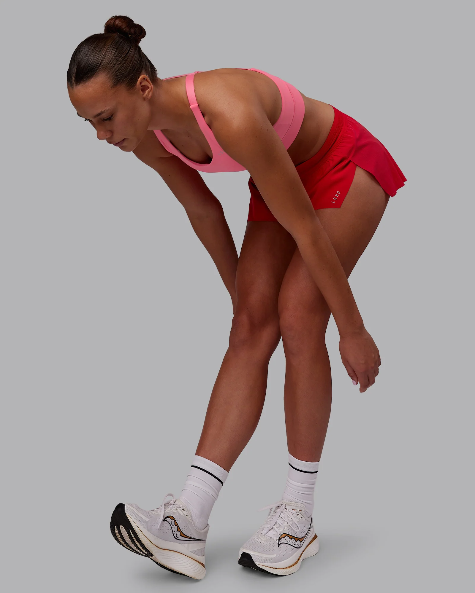 Accelerate 3" Mid-Rise Running Short - Scarlet