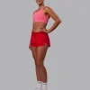 Accelerate 3" Mid-Rise Running Short - Scarlet
