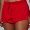 Accelerate 3" Mid-Rise Running Short - Scarlet
