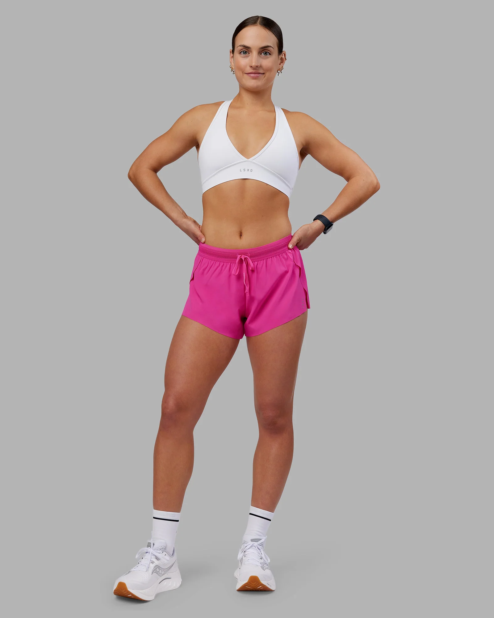 Accelerate 3" Mid-Rise Running Short - Ultra Pink