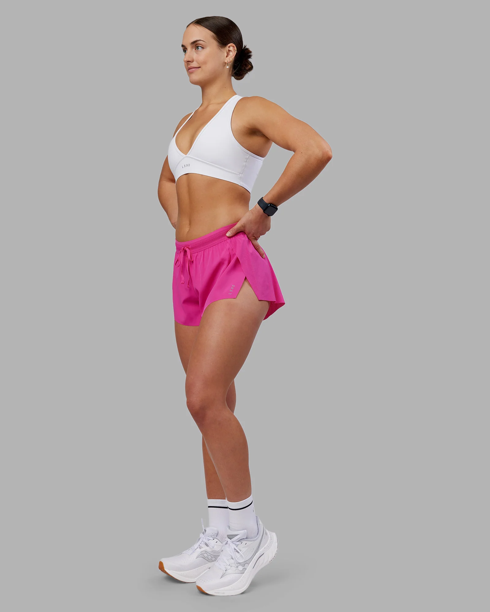Accelerate 3" Mid-Rise Running Short - Ultra Pink