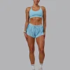 Accelerate 3" Running Short - Sky Blue Colourblock