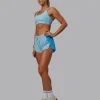 Accelerate 3" Running Short - Sky Blue Colourblock