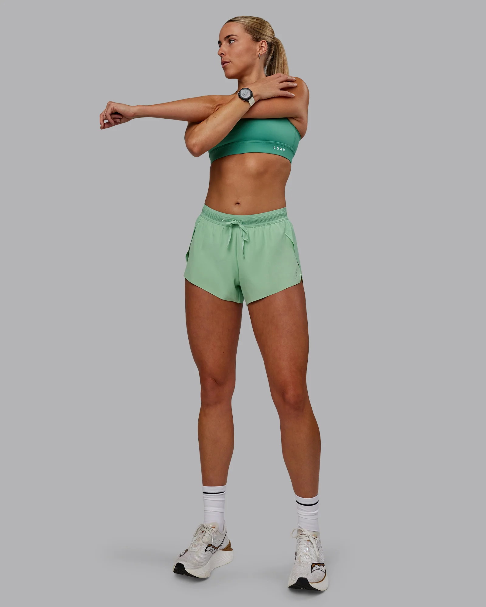 Accelerate 3" Running Short - Surreal Green