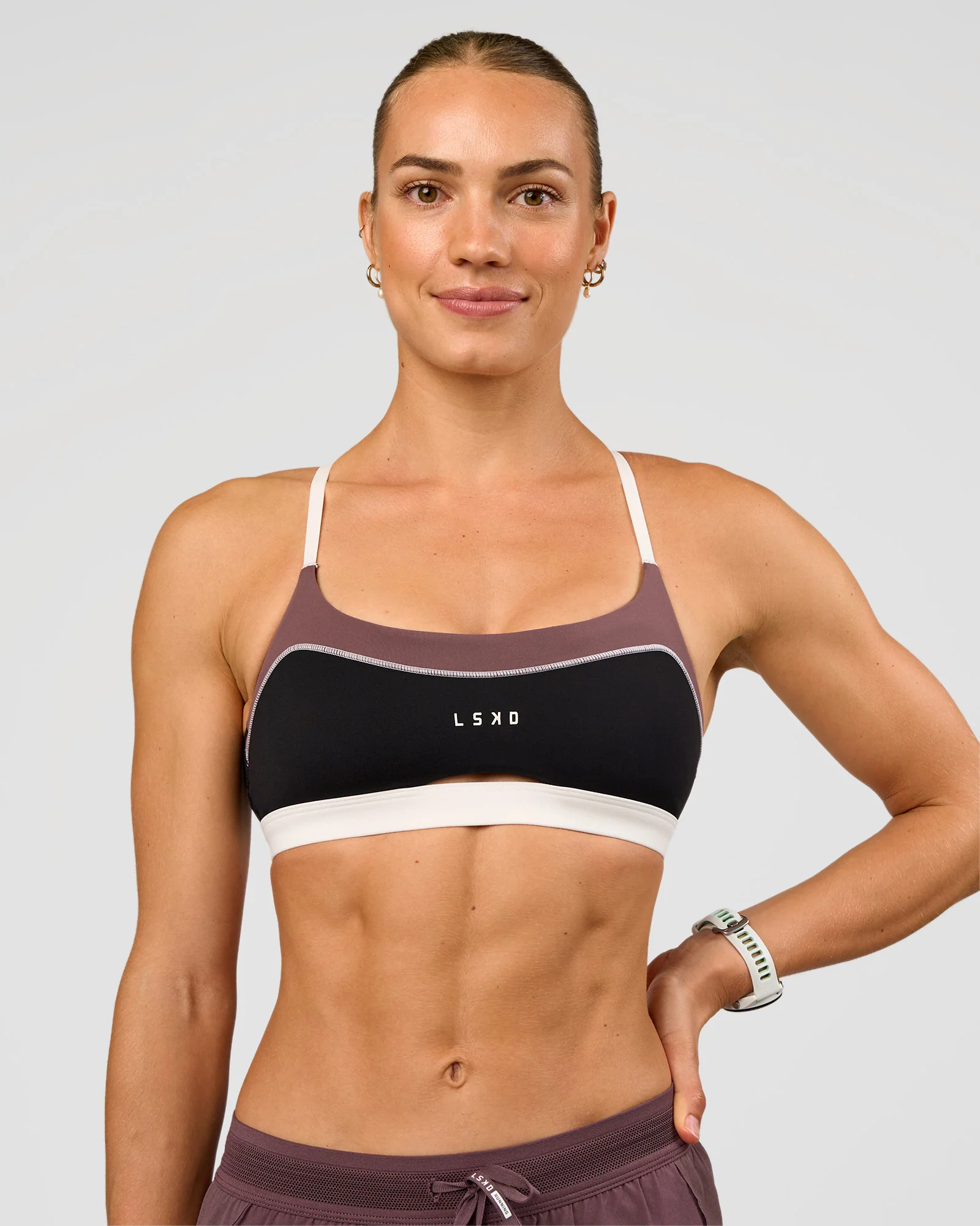 Elevate Sports Bra - Black-Multi