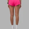 Accelerate 3" Mid-Rise Running Short - Ultra Pink-Candy Pink