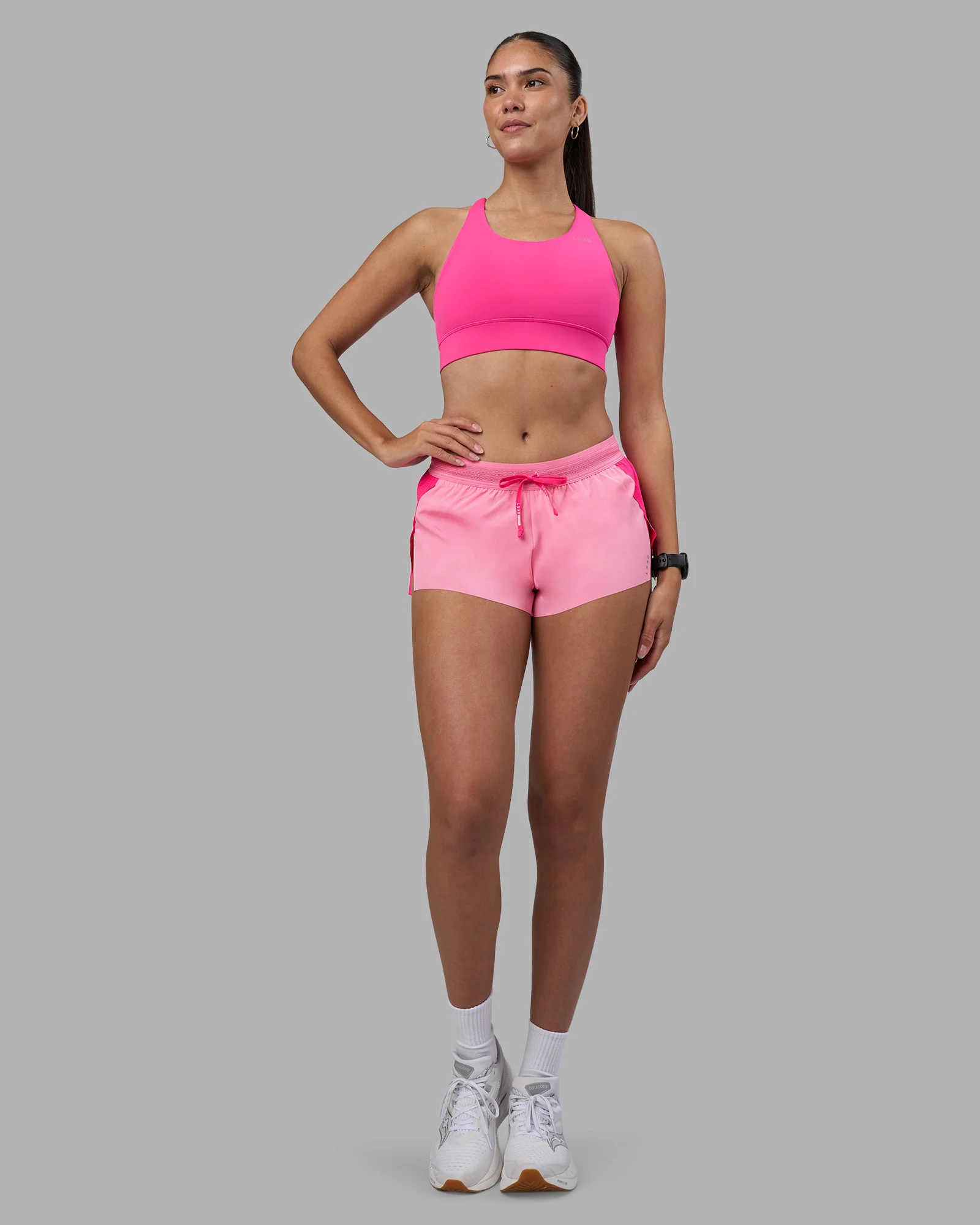 Accelerate 3" Mid-Rise Running Short - Ultra Pink-Candy Pink