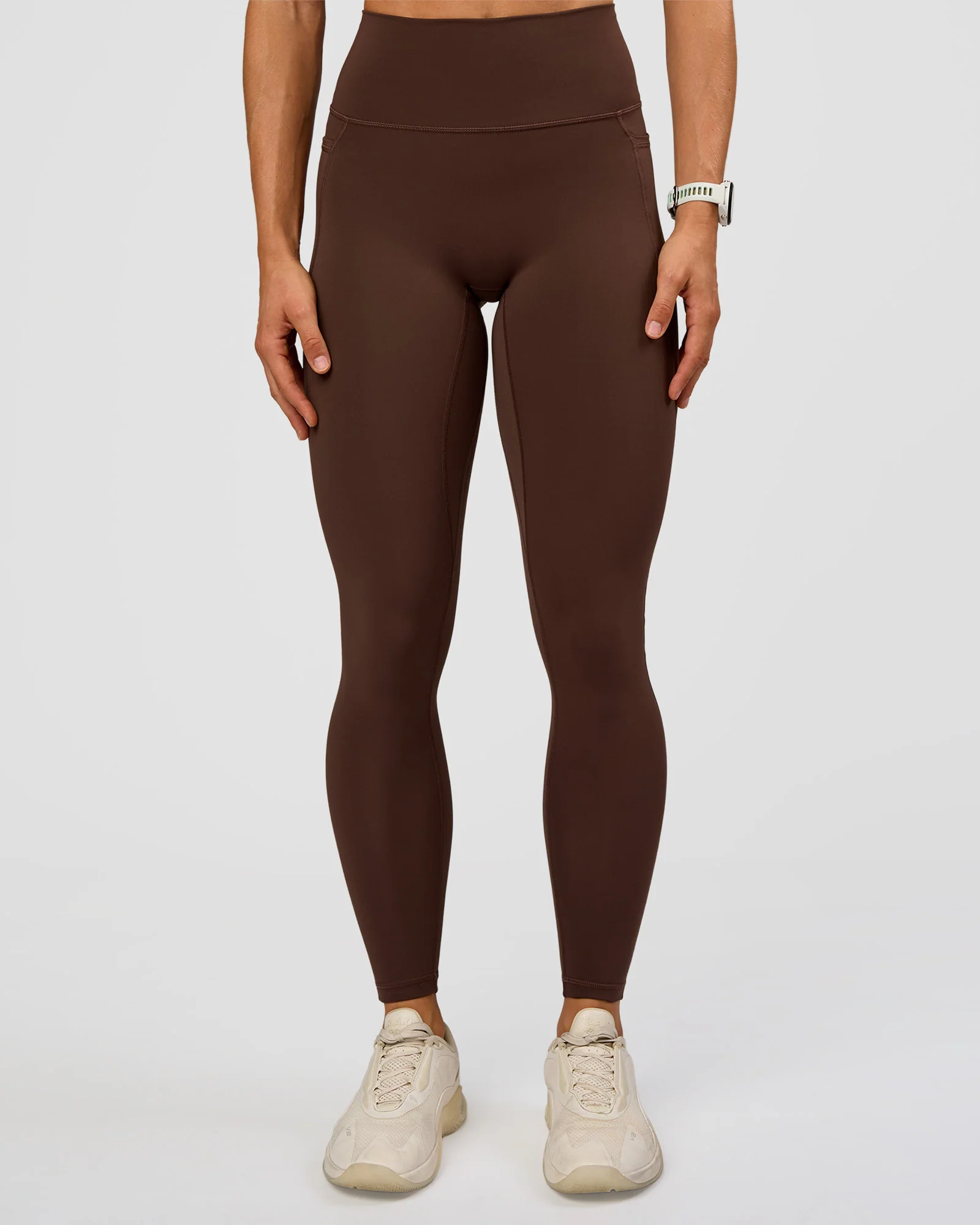 Fusion Ultra High-Rise Full Length Legging Pockets - Hot Chocolate