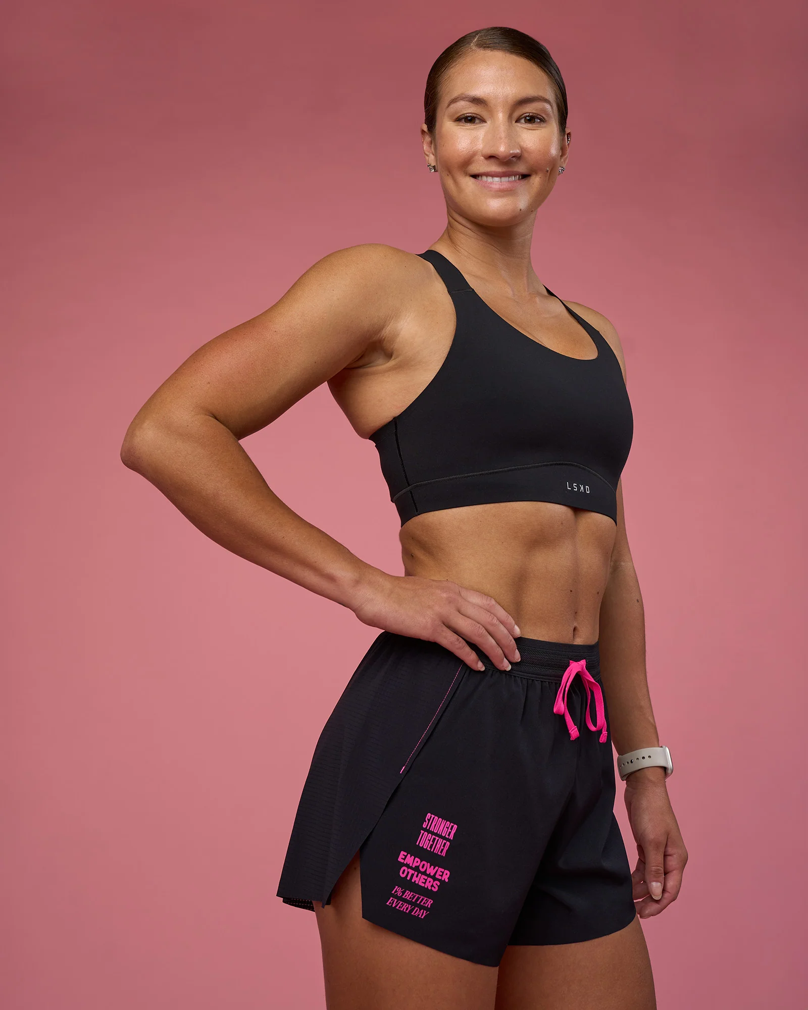 12107-accelerate-3-high-rise-running-short-black-ultra-pink-1.webp Accelerate 3" High-Rise Running Short - Black-Ultra Pink