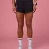 Accelerate 3" High-Rise Running Short - Black-Ultra Pink