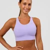 Accelerate Split Strap Sports Bra - Pale Lilac