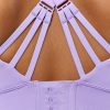 Accelerate Split Strap Sports Bra - Pale Lilac
