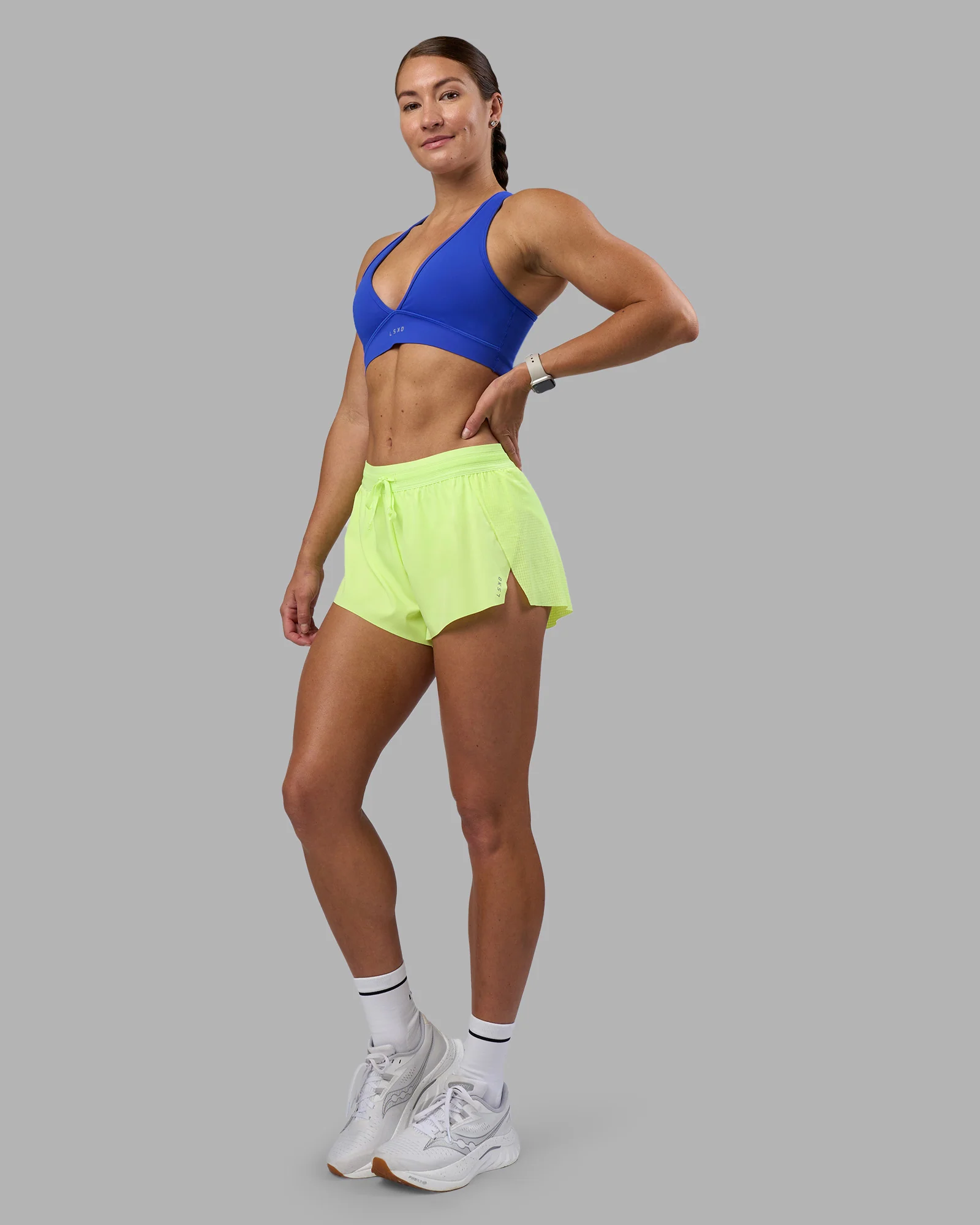 12116-accelerate-3-running-short-lime-glo-12.webp Accelerate 3" Running Short - Lime Glo