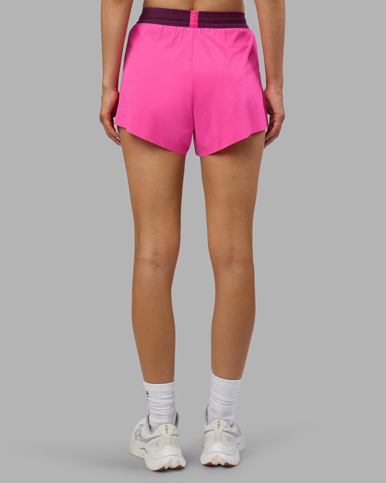 Accelerate 3" High-Rise Running Short - Ultra Pink-Plum Caspia