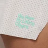 Accelerate 3" High-Rise Running Short - Off White-Floral Sticker