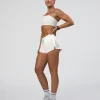 Accelerate 3" Mid-Rise Running Short - Off White-Floral Sticker